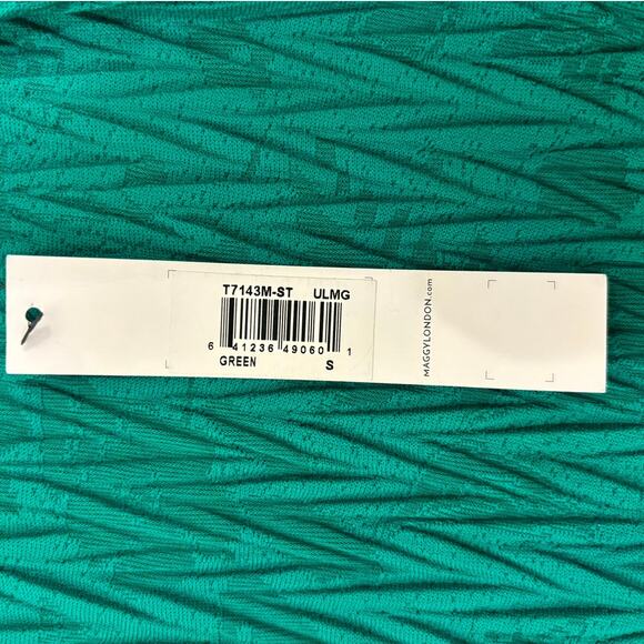 NWT Maggy London long sleeve ruffle hem dress - S - Picture 5 of 7